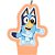 Vela Plana Adesivada - Bluey - 1 unidade - Festcolor - Rizzo - Imagem 1
