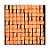 Painel Metalizado Shimmer Wall Laranja Neon - 30x30cm - 1 unidade - Rizzo - Imagem 1