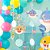Cortina Decorativa Festa Baby Shark - 6 Unidades - Cromus - Rizzo Festas - Imagem 2