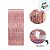 Cortina Decorativa Metalizada de Glitter Rose Gold Hológrafico - 1x2m - 1 unidade - Rizzo - Imagem 3