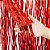 Cortina Decorativa Metalizada Vermelho Ondulada 1x2m - 1 unidade - Rizzo - Imagem 1