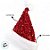 Gorro de Natal para Vestir - Vermelho com Lantejoulas - 38cm - 1 unidade - Cromus - Rizzo - Imagem 4