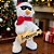 Pelúcia de Natal com Som e Movimento - Boneco de Neve Dançarino - 18x33x13cm - 1 unidade - Rizzo - Imagem 1