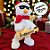 Pelúcia de Natal com Som e Movimento - Boneco de Neve Dançarino - 18x33x13cm - 1 unidade - Rizzo - Imagem 6