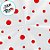 Saco Transparente Decorado - 15x22cm - Dots Vermelho - 100 unidades - Cromus - Rizzo - Imagem 2