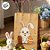 Sacola de Papel Kraft - 13,5x8x19cm - Páscoa Rabbit    - 10 unidades - Rizzo - Imagem 4