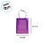 Sacola Transparente PVC com Alça de Fibra - Roxo - 24,5x19,5x9,5cm - 1 unidade - Rizzo - Imagem 2