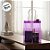 Sacola Transparente PVC com Alça de Fibra - Roxo - 24,5x19,5x9,5cm - 1 unidade - Rizzo - Imagem 5