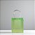 Sacola Transparente PVC com Alça de Fibra - Verde - 24,5x19,5x9,5cm - 1 unidade - Rizzo - Imagem 1