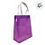 Sacola Transparente PVC com Alça de Fibra - Roxo  - 19,5x14,5x9,5cm - 1 unidade - Rizzo - Imagem 3