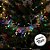 Cordão de LED Pisca Pisca Luz Colorida com Fio Transparente 90 Leds de 8 Funções - 5m - 1 unidade - Rizzo - Imagem 2
