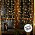 Cascata de LED Branco Quente com Fio Branco 400 Leds - 10m - 1 unidade - Rizzo - Imagem 3