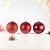 Bola de Natal em Tubo - Brilho/Fosco/Glitter Vermelho - 6cm - 6 unidades - Cromus - Rizzo - Imagem 1