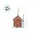 Enfeite Decorativo Para Pendurar de Natal - Casa De Ginger Bread - 6x5cm - 1 unidade - Cromus - Rizzo - Imagem 3