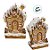 Enfeite De Natal em Resina - Casa De Ginger Bread Com LED - 23x15x12cm - 1 unidade - Cromus - Rizzo - Imagem 2