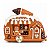 Enfeite De Natal em Resina - Trailer Ginger - Marrom e Branco - 16x12,7cm - 1 unidade - Cromus - Rizzo - Imagem 3