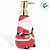 Saboneteira de Cerâmica - Papai Noel - Vermelho/Ouro/Branco - 19x9cm - 1 unidade - Cromus - Rizzo - Imagem 3