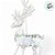 Enfeite Decorativo Para Pendurar de Natal - Rena Cristal - 15x2cm - 1 unidade - Cromus - Rizzo - Imagem 3