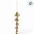Enfeite Decorativo Para Pendurar de Natal - Estalactite Ouro - 19x3cm - 1 unidade - Cromus - Rizzo - Imagem 3