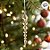 Enfeite Decorativo Para Pendurar de Natal - Estalactite Ouro - 19x3cm - 1 unidade - Cromus - Rizzo - Imagem 5