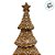 Enfeite De Natal Em Resina - Árvore de Natal Ginger - Marrom e Branco - 27,5x12cm - 1 unidade - Cromus - Rizzo - Imagem 5