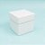 Caixa Cubo Para Panetone e Presente - P 6x6x6cm - Branco - 10 unidades - Assk - Rizzo - Imagem 1