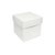 Caixa Cubo Para Panetone e Presente - M 8x8x8cm - Branco - 10 unidades - Assk - Rizzo - Imagem 1
