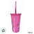 Copo de Plástico com Tampa e Canudo Pin Lotso - Toy Story - 500ml - 1 unidade - Disney Original - Rizzo - Imagem 5