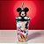 Copo de Plástico com Tampa e Canudo Pin Mickey Mouse - Prata - 500ml - 1 unidade - Disney Original - Rizzo - Imagem 1