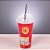 Copo Shake Harry Potter - Plataforma - Vermelho - 500ml - 1 unidade - Plasútil - Rizzo - Imagem 1