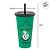 Copo de Plástico com Tampa e Canudo Slytherin - Harry Potter - 700ml - 1 unidade - Plasútil - Rizzo - Imagem 3