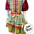 Vestido de Festa Junina Colorido - Xadrez Laço e Girassol - GG - 1 unidade - Rizzo - Imagem 2