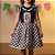 Vestido de Festa Junina Colorido - Bonequinha - Preto e Xadrez - G - 1 unidade - Rizzo - Imagem 1