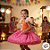 Vestido de Festa Junina Colorido - Bonequinha - Laranja e Rosa - G - 1 unidade - Rizzo - Imagem 6