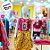 Vestido de Festa Junina Colorido - Bonequinha - Rosa e Amarelo Florido - G - 1 unidade - Rizzo - Imagem 7