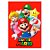 Painel Decorativo 4 Laminas - Super Mario - 90x128cm - 1 unidade - FestColor - Rizzo - Imagem 1