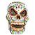 Painel Decorativo de Halloween - Catrina - 53x32cm - 1 unidade - Rizzo - Imagem 1