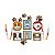 Kit Painel Desconstruido Festa Cachorrinhos - Cromus - Rizzo Festas - Imagem 1