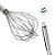 Fouet Batedor De Aço Inox - Arame Flexível - 34cm - 1 unidade - Rizzo - Imagem 2