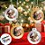 Enfeite Decorativo Para Pendurar de Natal - Suporte Para Foto Ouro e Prata - 9x10,5cm - 4 unidades - Regina - Rizzo - Imagem 4