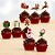 Pick Decorativo para Doces - Natal - 12x4,5cm - 8 unidades - Regina - Rizzo - Imagem 1