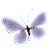 Borboleta de LED Branco para Decoração com Movimento - 40cm  - 1 unidade - Rizzo - Imagem 3