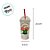 Copo Shake Para Colorir Turma da Monica - Cebolinha - 500ml  - 1 unidade - Plasútil - Rizzo - Imagem 2