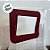 Sacola Transparente PVC com Alça Retangular Couro Marsala - 24x21x11cm - 1 unidade - 1 unidade - Cromus - Rizzo - Imagem 3