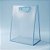 Sacola Transparente Fosca Pvc Alça Plana Azul Claro - 40x30x12cm - 1 unidade - 1 unidade - Cromus - Rizzo - Imagem 1
