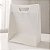 Sacola Transparente Fosca Pvc Alça Plana Branca - 40x30x12cm - 1 unidade - 1 unidade - Cromus - Rizzo - Imagem 1