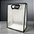 Sacola Transparente Fosca Pvc Alça Plana Preto - 30x23x15cm - 1 unidade - 1 unidade - Cromus - Rizzo - Imagem 1