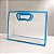 Sacola Transparente Fosca Horizontal Pvc Alça Plana Azul Claro - 22x30x9cm - 10 unidades - 10 unidades - Cromus - Rizzo - Imagem 1