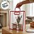 Sacola Transparente Fosca Pvc Alça Plana Vermelho - 25x15x9cm - 1 unidade - 1 unidade - Cromus - Rizzo - Imagem 6