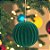 Bolas de Natal - Verde Escuro Texturizada - 8cm - 6 unidades - Cromus - Rizzo - Imagem 1